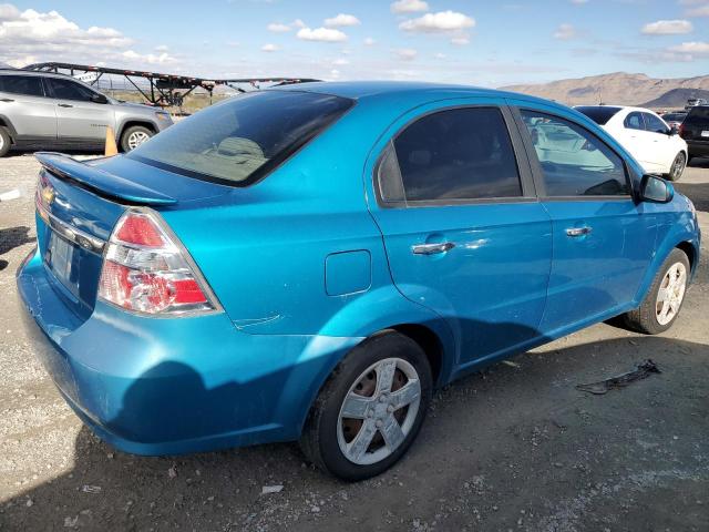 KL1TG56E09B339620 - 2009 CHEVROLET AVEO LT TURQUOISE photo 3