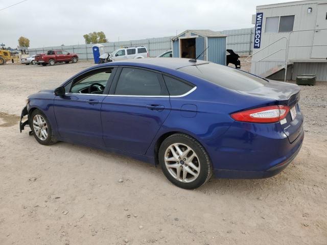 1FA6P0H79F5122767 - 2015 FORD FUSION SE BLUE photo 2