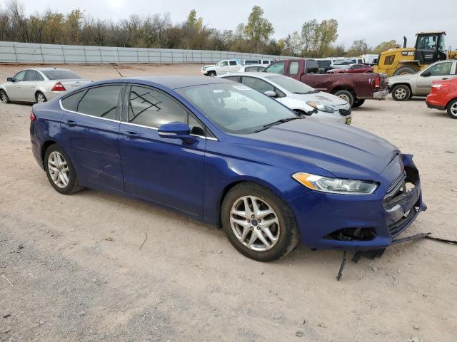 1FA6P0H79F5122767 - 2015 FORD FUSION SE BLUE photo 4