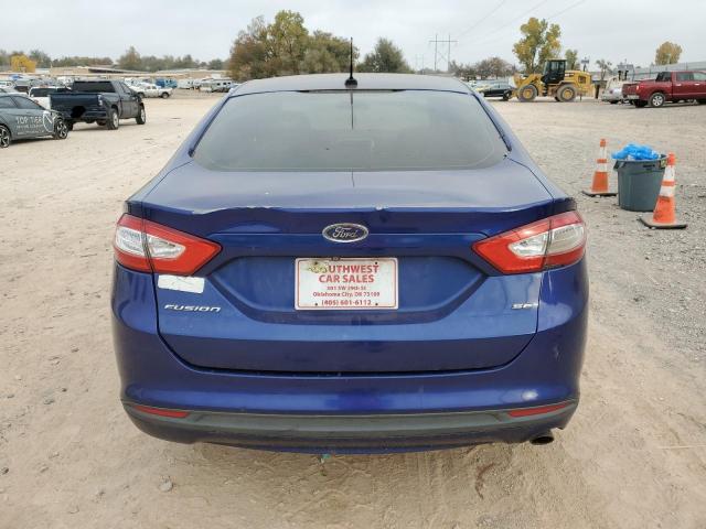 1FA6P0H79F5122767 - 2015 FORD FUSION SE BLUE photo 6