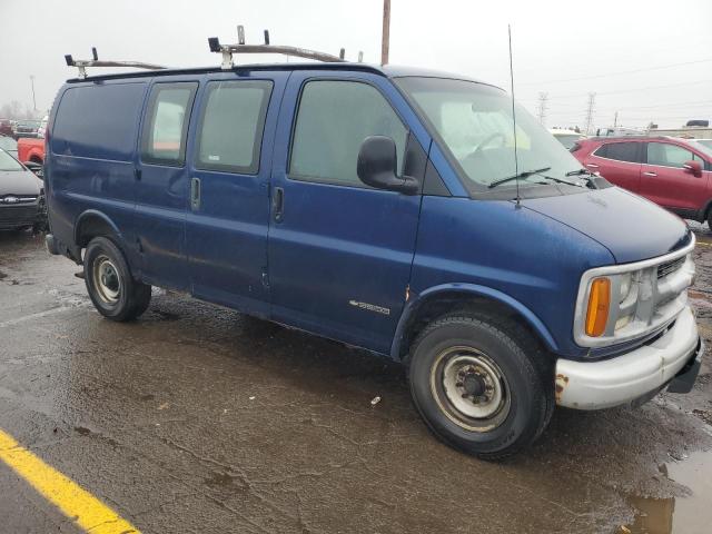 1GCHG35R4Y1265775 - 2000 CHEVROLET EXPRESS G3 BLUE photo 4