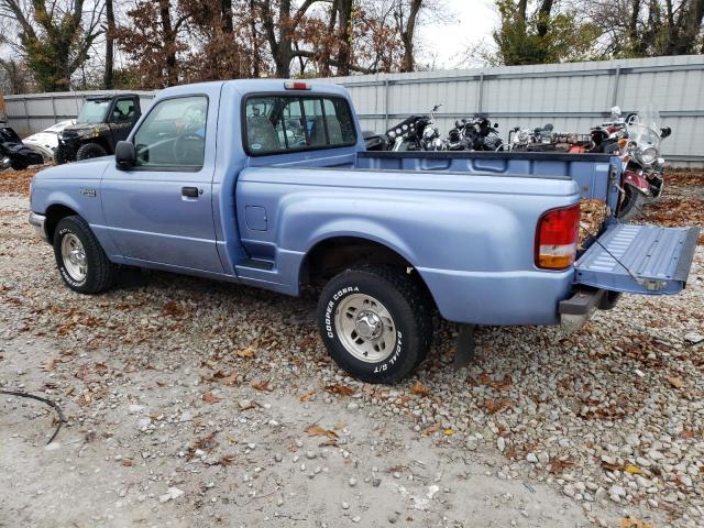 1FTCR10A7VPA59904 - 1997 FORD RANGER BLUE photo 2