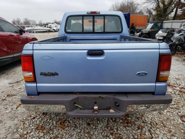 1FTCR10A7VPA59904 - 1997 FORD RANGER BLUE photo 6