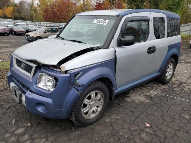 5J6YH286X6L003439 - 2006 HONDA ELEMENT EX SILVER photo 1