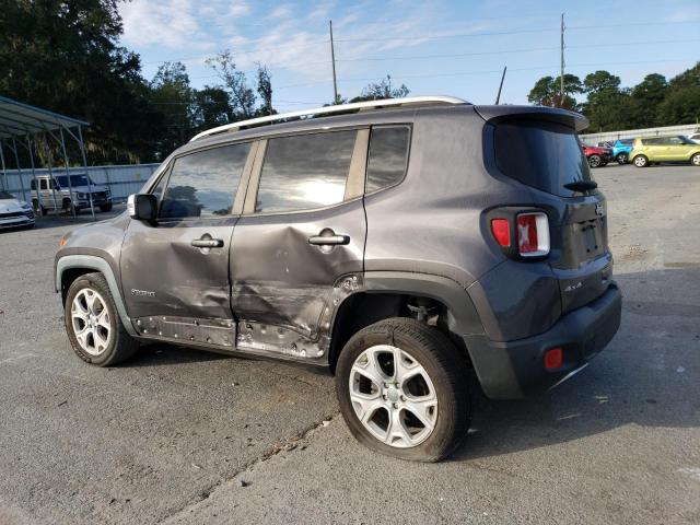 ZACCJBDB8JPH79774 - 2018 JEEP RENEGADE LIMITED GRAY photo 2