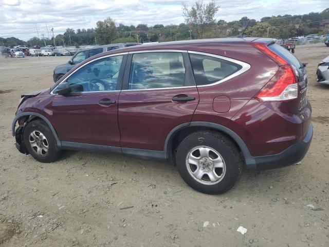 5J6RM4H33EL042776 - 2014 HONDA CR-V LX MAROON photo 2