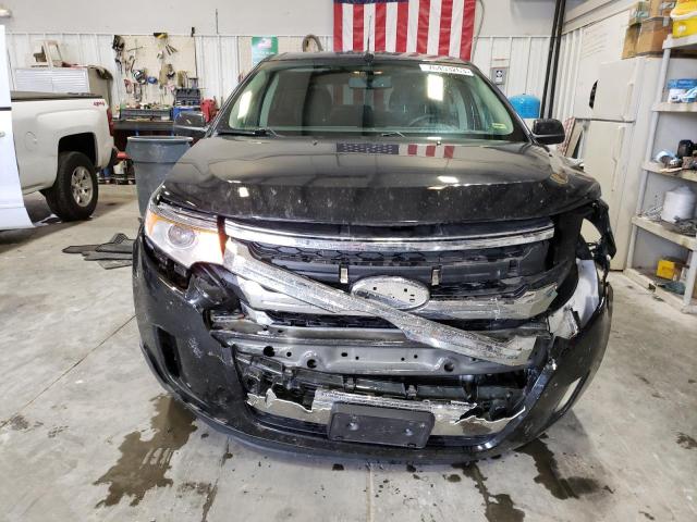 2FMDK4JC7EBA49161 - 2014 FORD EDGE SEL BLACK photo 5