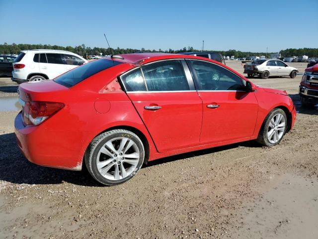 1G1PG5SBXF7170705 - 2015 CHEVROLET CRUZE LTZ RED photo 3