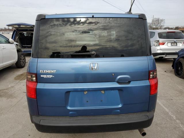 5J6YH28706L011185 - 2006 HONDA ELEMENT EX BLUE photo 6