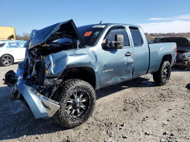 1GTR2VE30BZ121871 - 2011 GMC SIERRA K1500 SLE BLUE photo 1