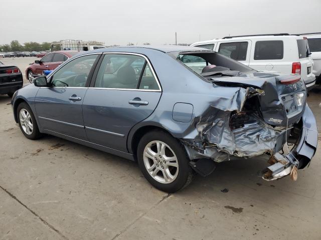 1HGCM56717A008777 - 2007 HONDA ACCORD EX BLUE photo 2