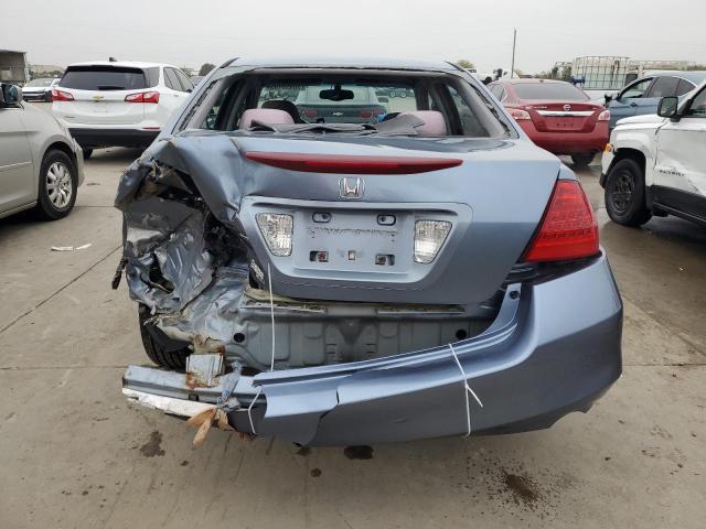 1HGCM56717A008777 - 2007 HONDA ACCORD EX BLUE photo 6