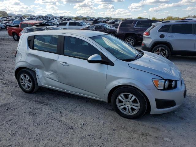 1G1JA6SH3C4166168 - 2012 CHEVROLET SONIC LS SILVER photo 4