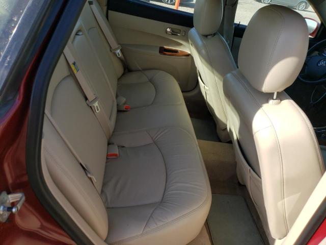 2G4WE587461213181 - 2006 BUICK LACROSSE CXS RED photo 10