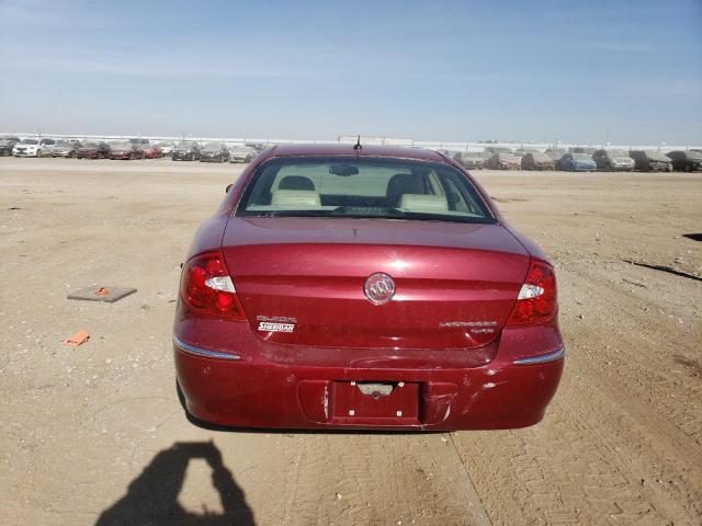 2G4WE587461213181 - 2006 BUICK LACROSSE CXS RED photo 6