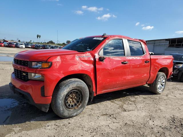 3GCPWBEK3MG242205 - 2021 CHEVROLET SILVERADO C1500 CUSTOM RED photo 1