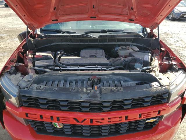 3GCPWBEK3MG242205 - 2021 CHEVROLET SILVERADO C1500 CUSTOM RED photo 11