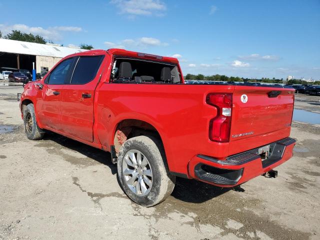 3GCPWBEK3MG242205 - 2021 CHEVROLET SILVERADO C1500 CUSTOM RED photo 2