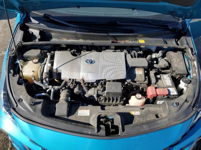 JTDKARFP8J3086737 - 2018 TOYOTA PRIUS PRIM BLUE photo 11