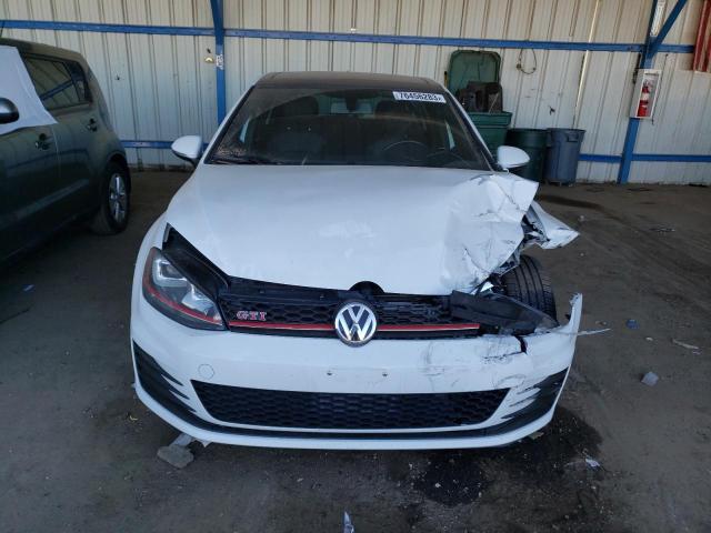 3VW547AU3GM069600 - 2016 VOLKSWAGEN GTI S/SE WHITE photo 5