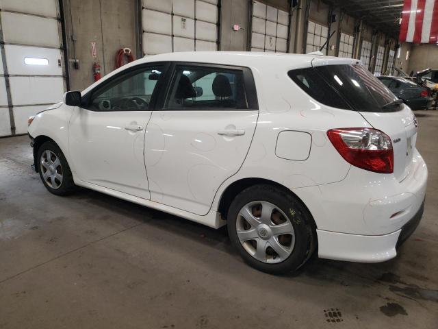 2T1KE40E69C024223 - 2009 TOYOTA COROLLA MA S WHITE photo 2