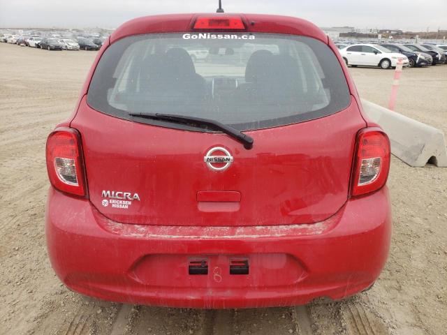 3N1CK3CP9HL266412 - 2017 NISSAN MICRA RED photo 6