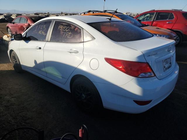 KMHCT4AE4GU051568 - 2016 HYUNDAI ACCENT SE WHITE photo 2