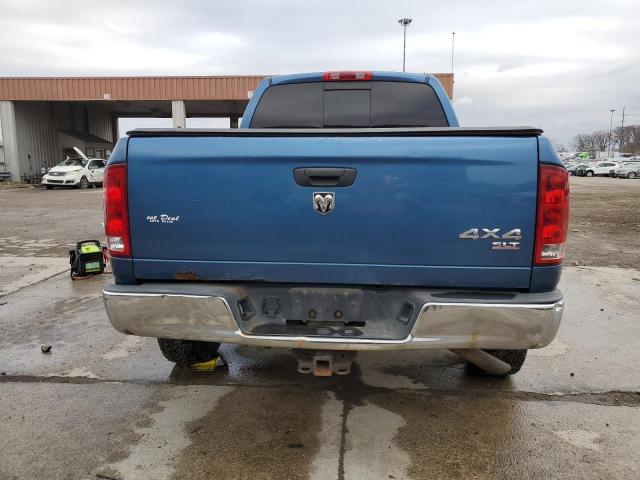 3D7KS19D56G146824 - 2006 DODGE RAM 1500 BLUE photo 6