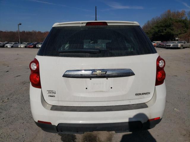 2GNFLEEKXF6369805 - 2015 CHEVROLET EQUINOX LS WHITE photo 6