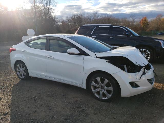 5NPDH4AE1CH101924 - 2012 HYUNDAI ELANTRA GLS WHITE photo 4