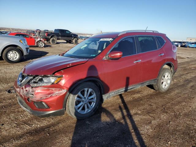 KNMAT2MV0FP539800 - 2015 NISSAN ROGUE S RED photo 1