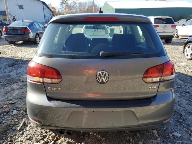 WVWMM7AJ0BW282419 - 2011 VOLKSWAGEN GOLF ნაცრისფერი ფოტო 6