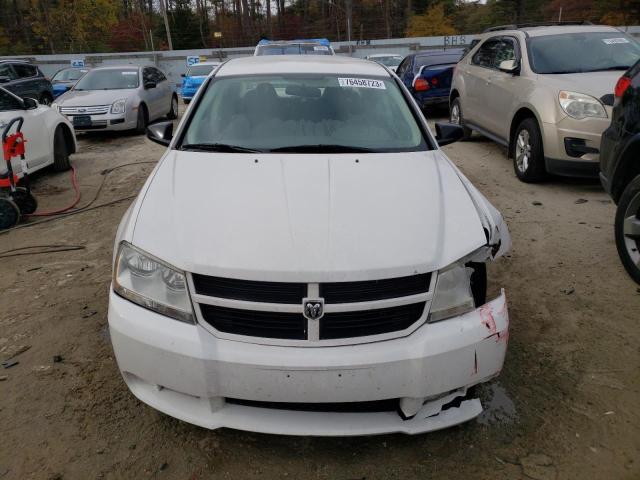 1B3LC46R28N260112 - 2008 DODGE AVENGER SE WHITE photo 5