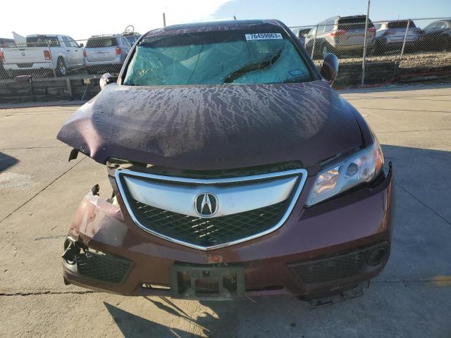 5J8TB4H38EL002759 - 2014 ACURA RDX MAROON photo 5