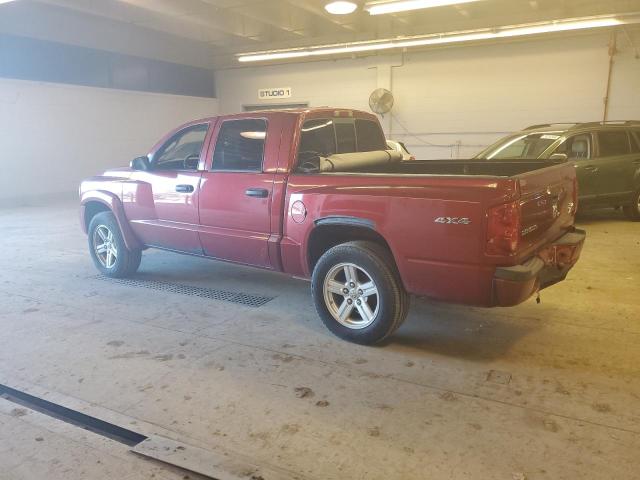 1D7HW38K18S581829 - 2008 DODGE DAKOTA SXT RED photo 2