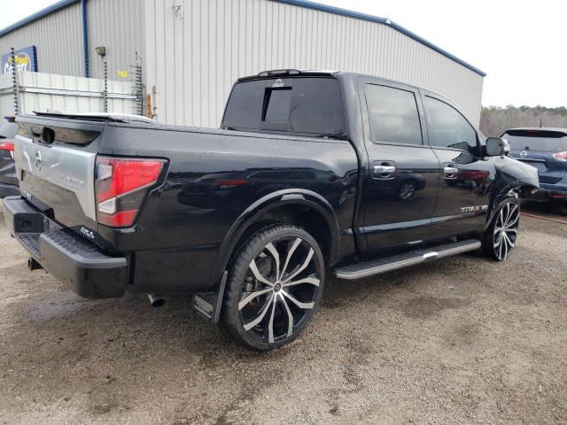 1N6AA1ED0LN510369 - 2020 NISSAN TITAN SV BLACK photo 3