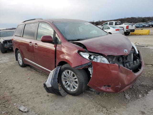 5TDYZ3DC0HS771209 - 2017 TOYOTA SIENNA XLE RED photo 4