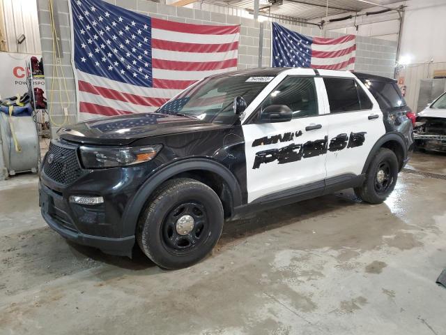 1FM5K8AB6LGA83696 - 2020 FORD EXPLORER POLICE INTERCEPTOR Zweifarbig Foto 1