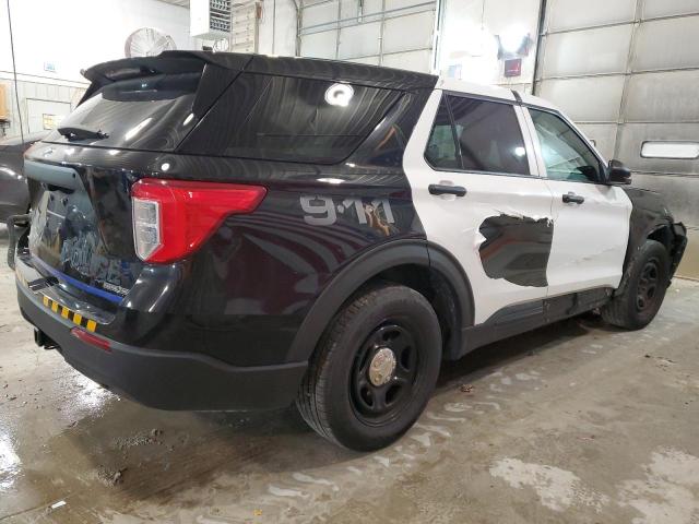 1FM5K8AB6LGA83696 - 2020 FORD EXPLORER POLICE INTERCEPTOR Zweifarbig Foto 3