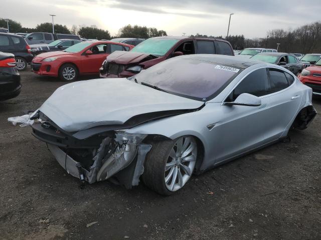 5YJSA1CP1DFP21116 - 2013 TESLA MODEL S Արծաթագույն լուսանկար 1