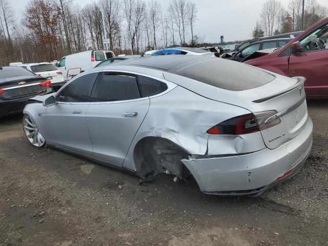 5YJSA1CP1DFP21116 - 2013 TESLA MODEL S Արծաթագույն լուսանկար 2