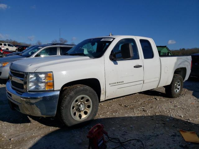 1GCRKREA6CZ216510 - 2012 CHEVROLET SILVERADO K1500 LS WHITE photo 1