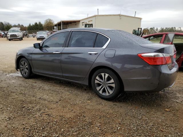 1HGCR2F30DA235080 - 2013 HONDA ACCORD LX GRAY photo 2