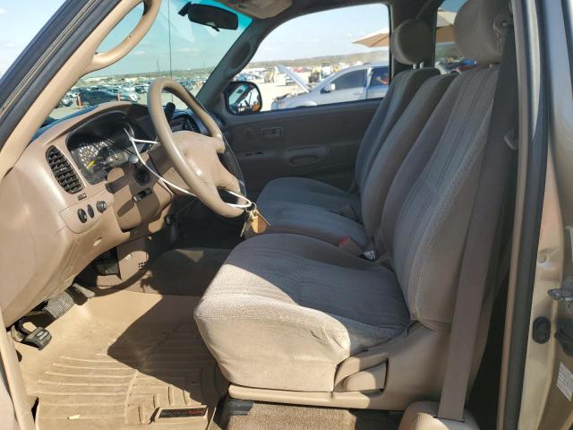 5TBRT34112S327776 - 2002 TOYOTA TUNDRA ACCESS CAB ოქროსფერი ფოტო 7