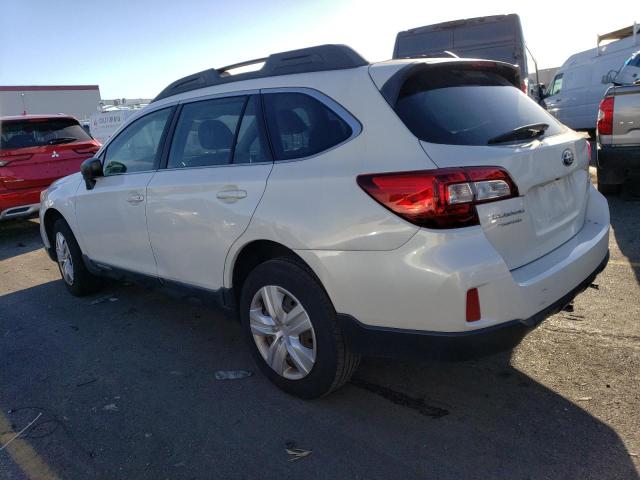 4S4BSAAC8F3362033 - 2015 SUBARU OUTBACK 2.5I WHITE photo 2