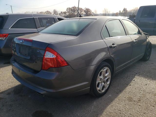 3FAHP0HA5BR105363 - 2011 FORD FUSION SE GRAY photo 3