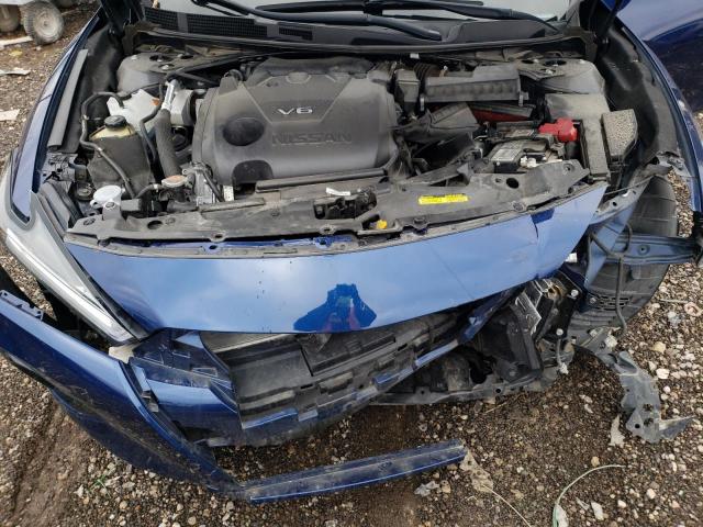 1N4AA6AV8KC377097 - 2019 NISSAN MAXIMA S BLUE photo 11