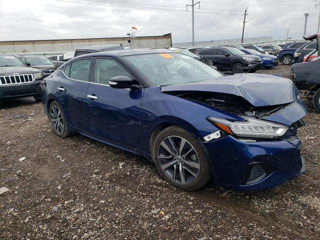 1N4AA6AV8KC377097 - 2019 NISSAN MAXIMA S BLUE photo 4