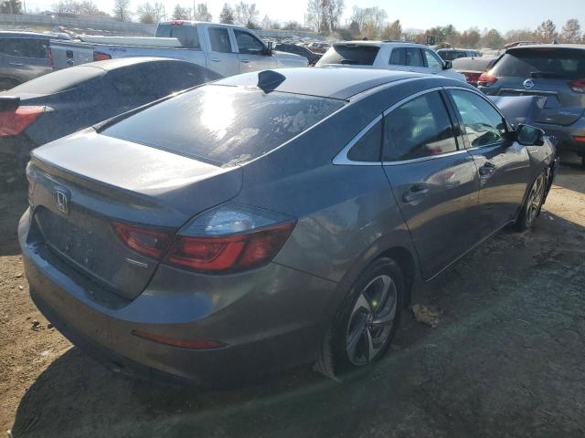 19XZE4F58KE023670 - 2019 HONDA INSIGHT EX GRAY photo 3