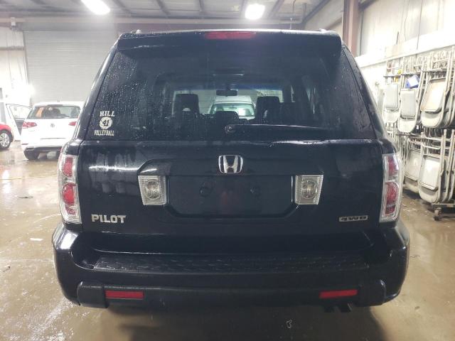 5FNYF18646B001551 - 2006 HONDA PILOT EX BLACK photo 6